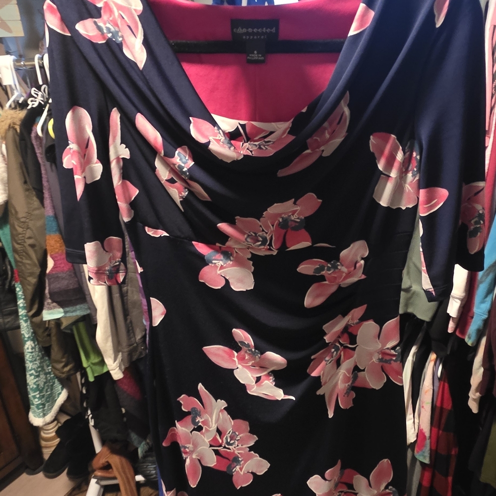 Connected Apparel Pink Dress